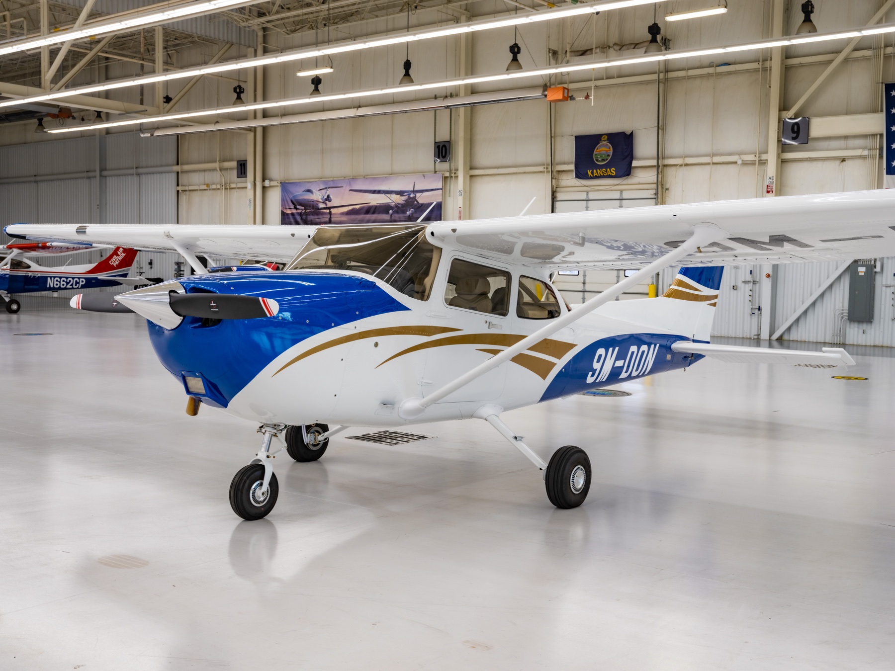 Cessna 172 used as an LLFA training platform