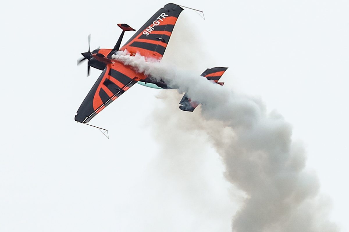 GameBird GB1 aerobatic aircraft flying an upset recovery manoeuvre